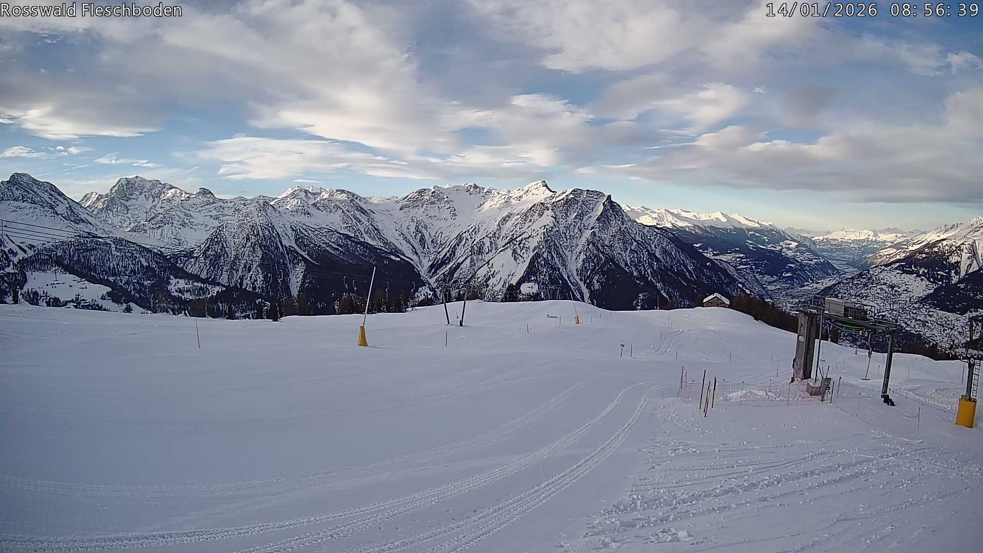 Archiv Foto Webcam Rosswald - Fleschboden