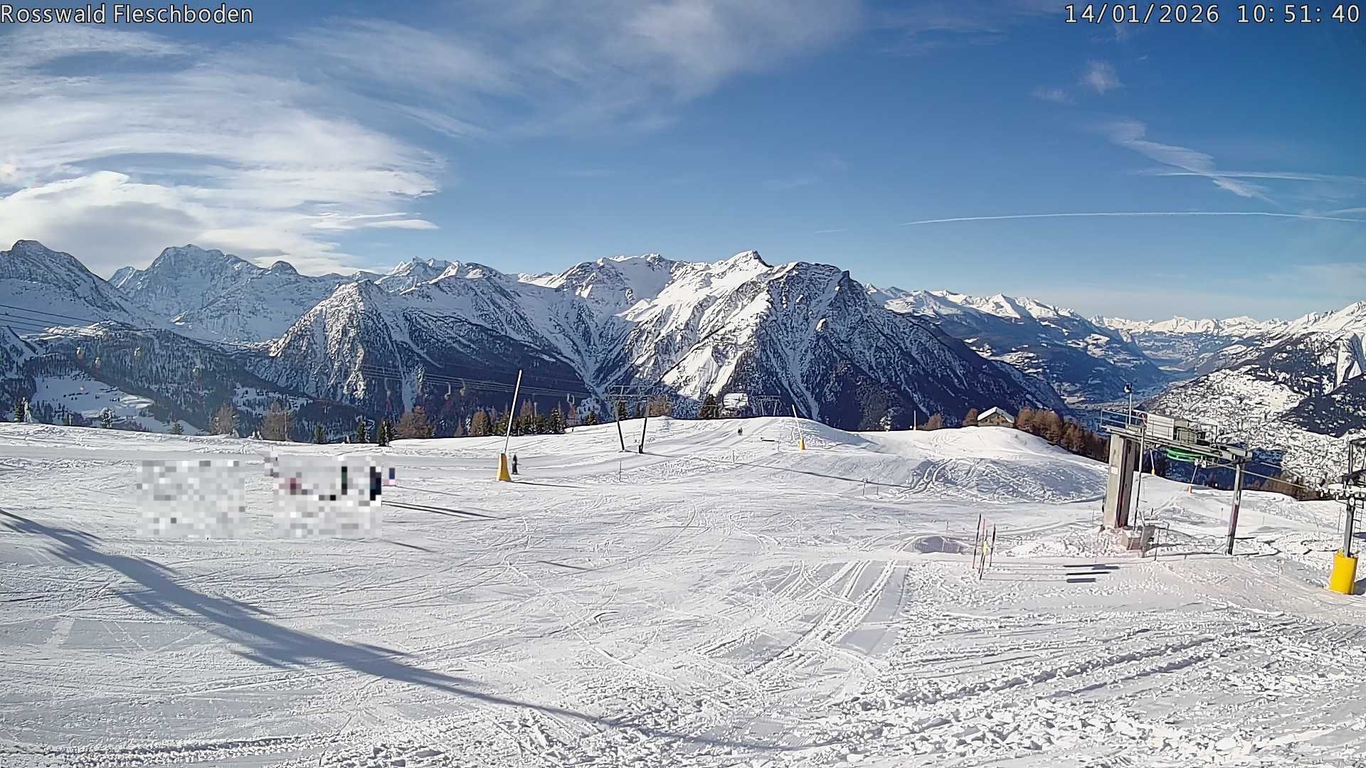 Archiv Foto Webcam Rosswald - Fleschboden