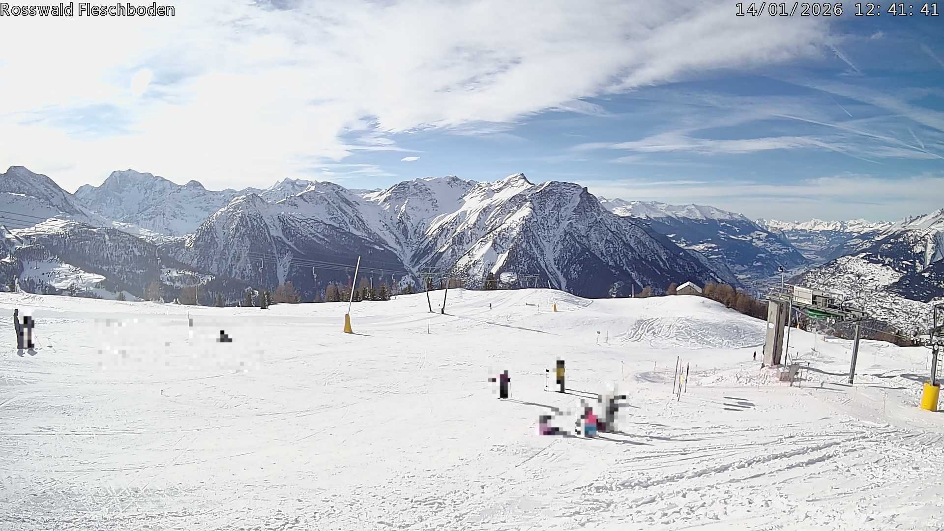 Archiv Foto Webcam Rosswald - Fleschboden