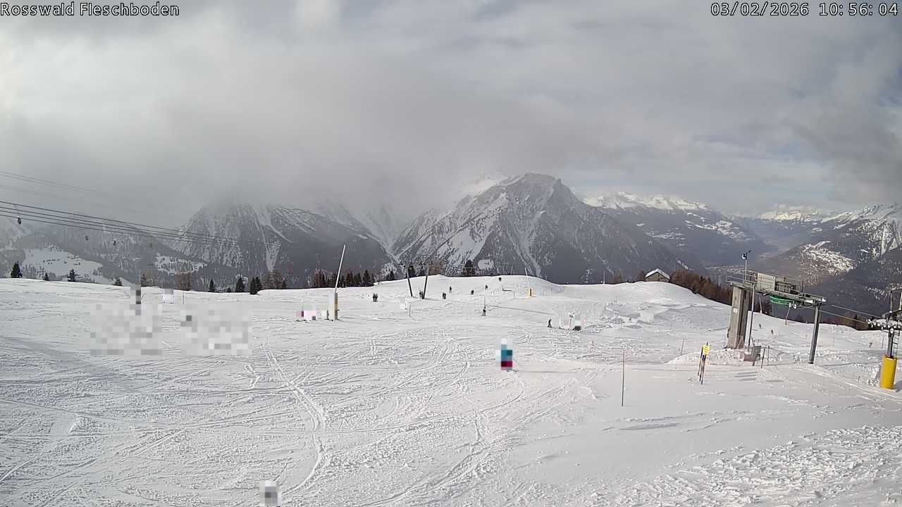 Archiv Foto Webcam Rosswald - Fleschboden