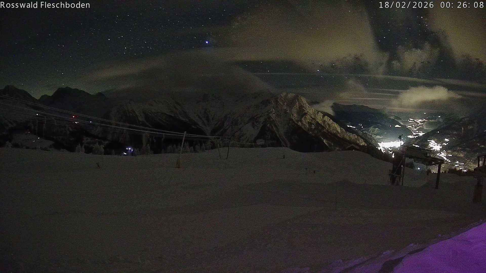 Archiv Foto Webcam Rosswald - Fleschboden