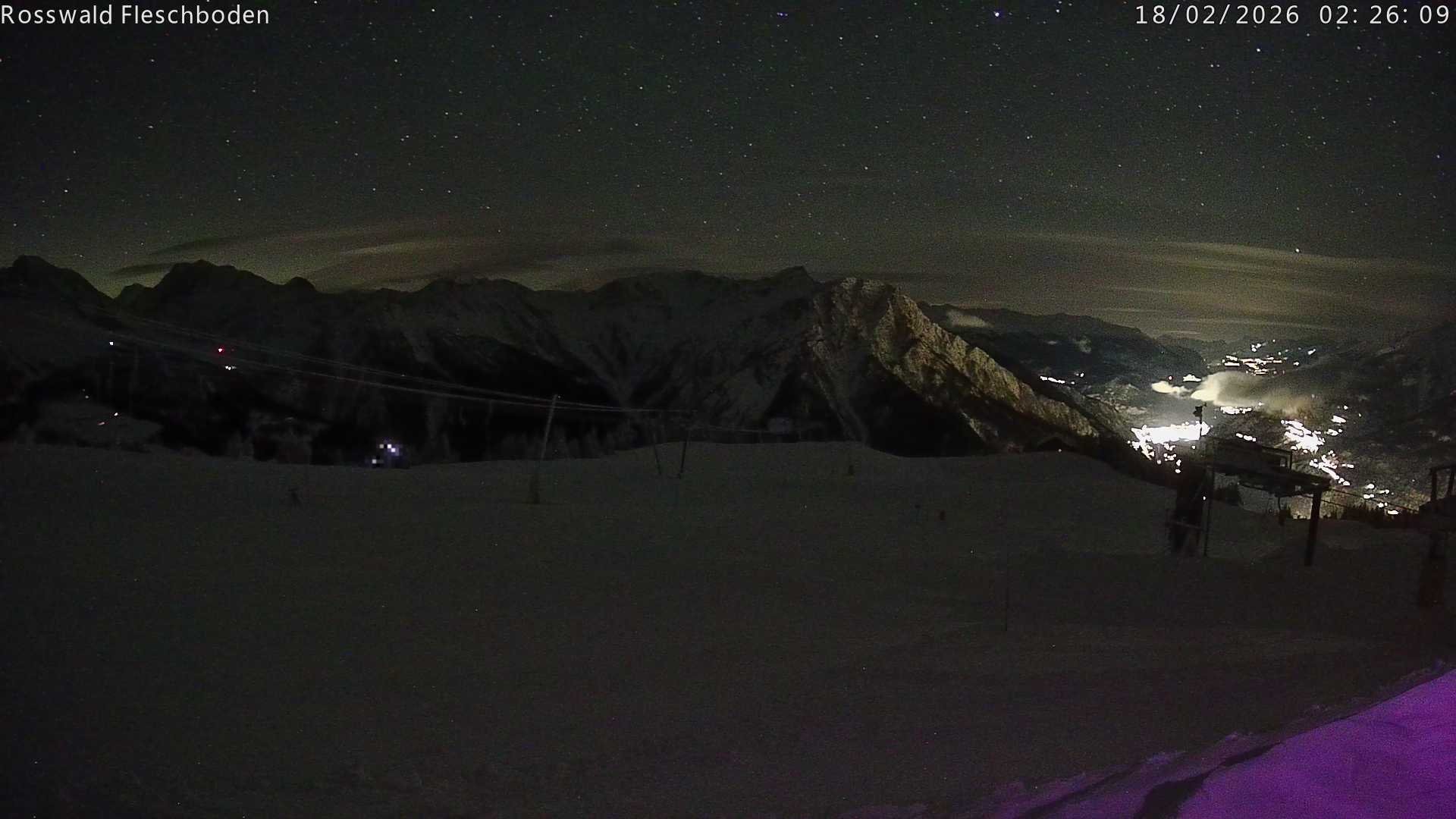 Archiv Foto Webcam Rosswald - Fleschboden