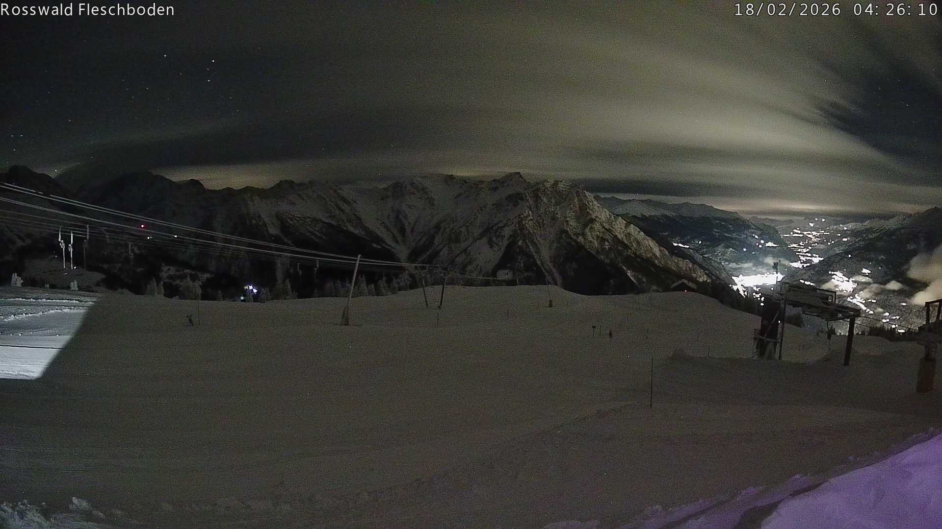 Archiv Foto Webcam Rosswald - Fleschboden