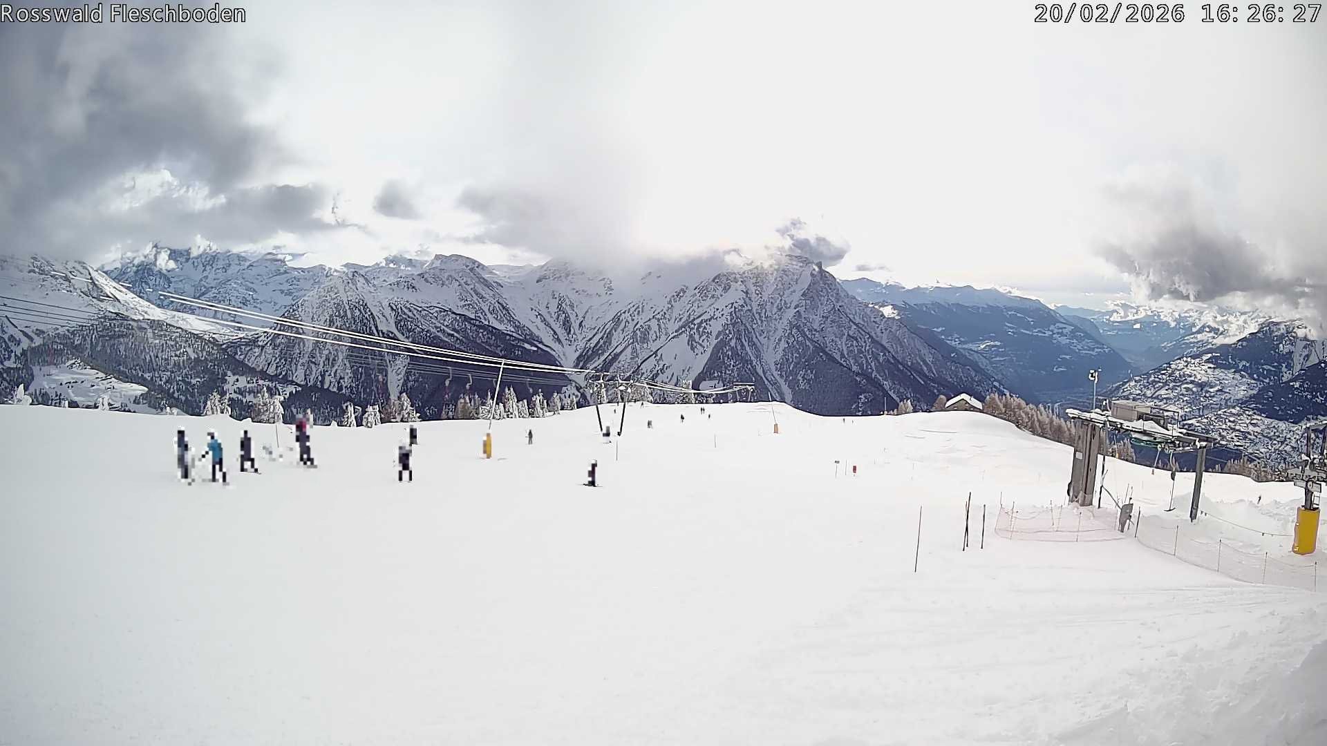 Archiv Foto Webcam Rosswald - Fleschboden