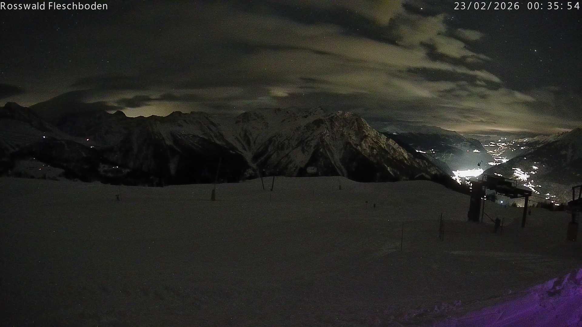 Archiv Foto Webcam Rosswald - Fleschboden