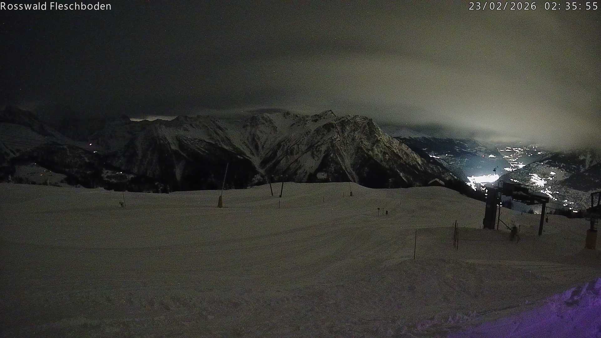 Archiv Foto Webcam Rosswald - Fleschboden