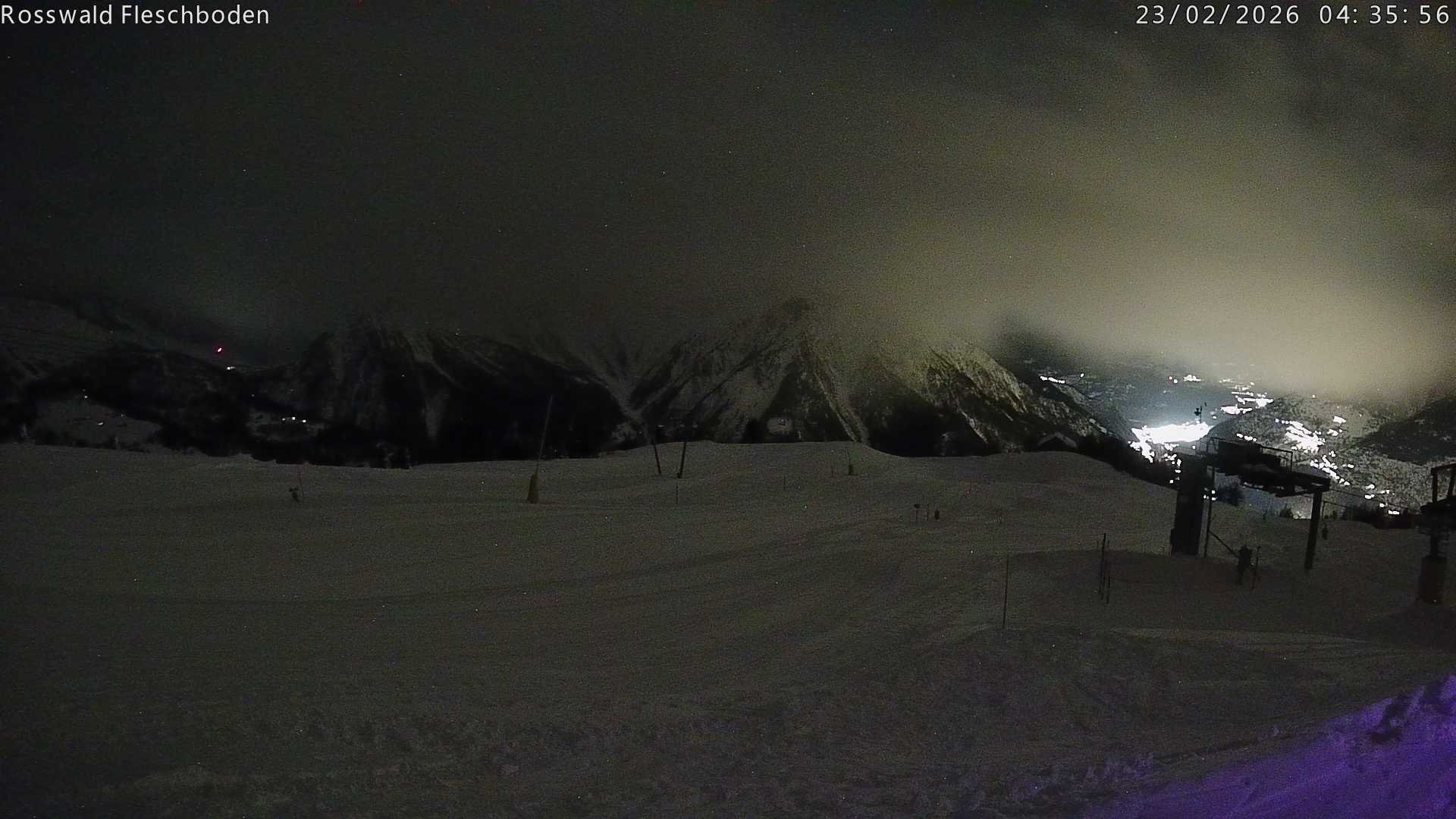 Archiv Foto Webcam Rosswald - Fleschboden