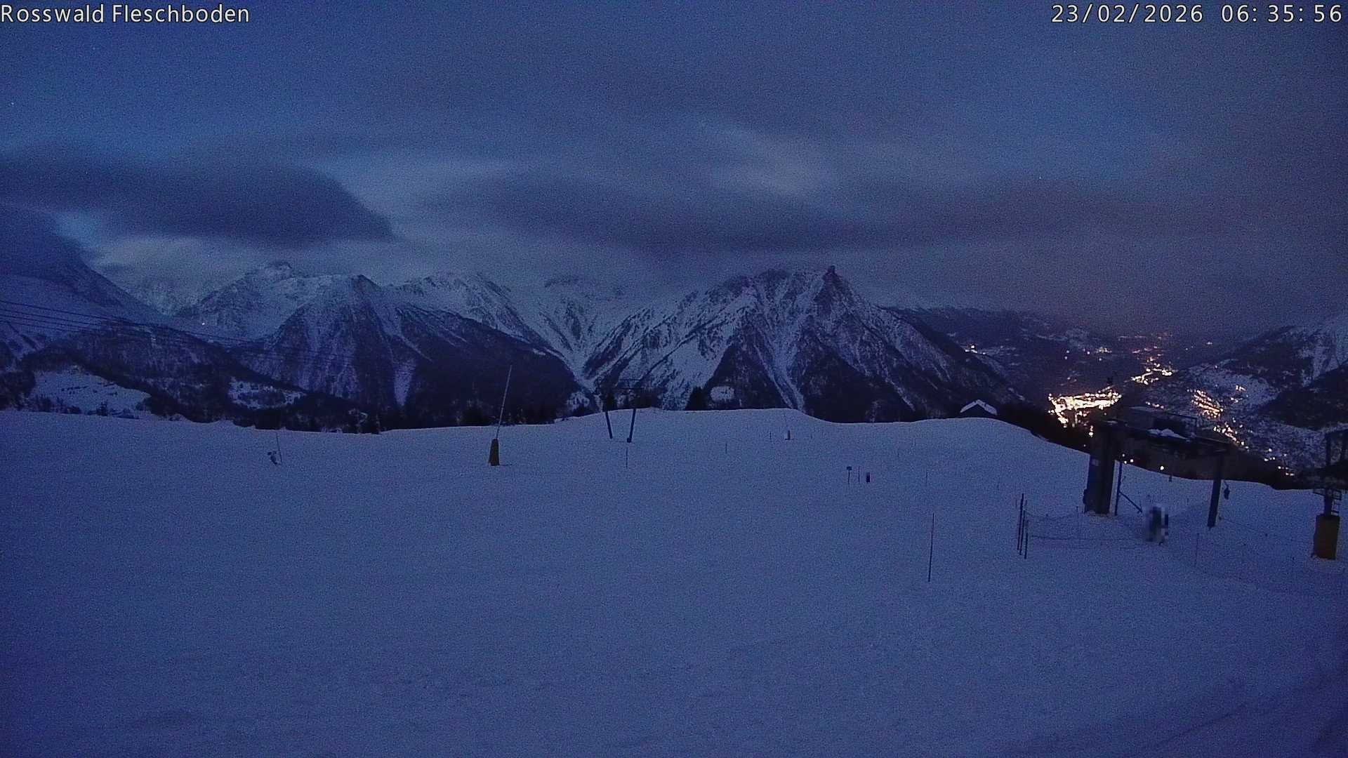 Archiv Foto Webcam Rosswald - Fleschboden