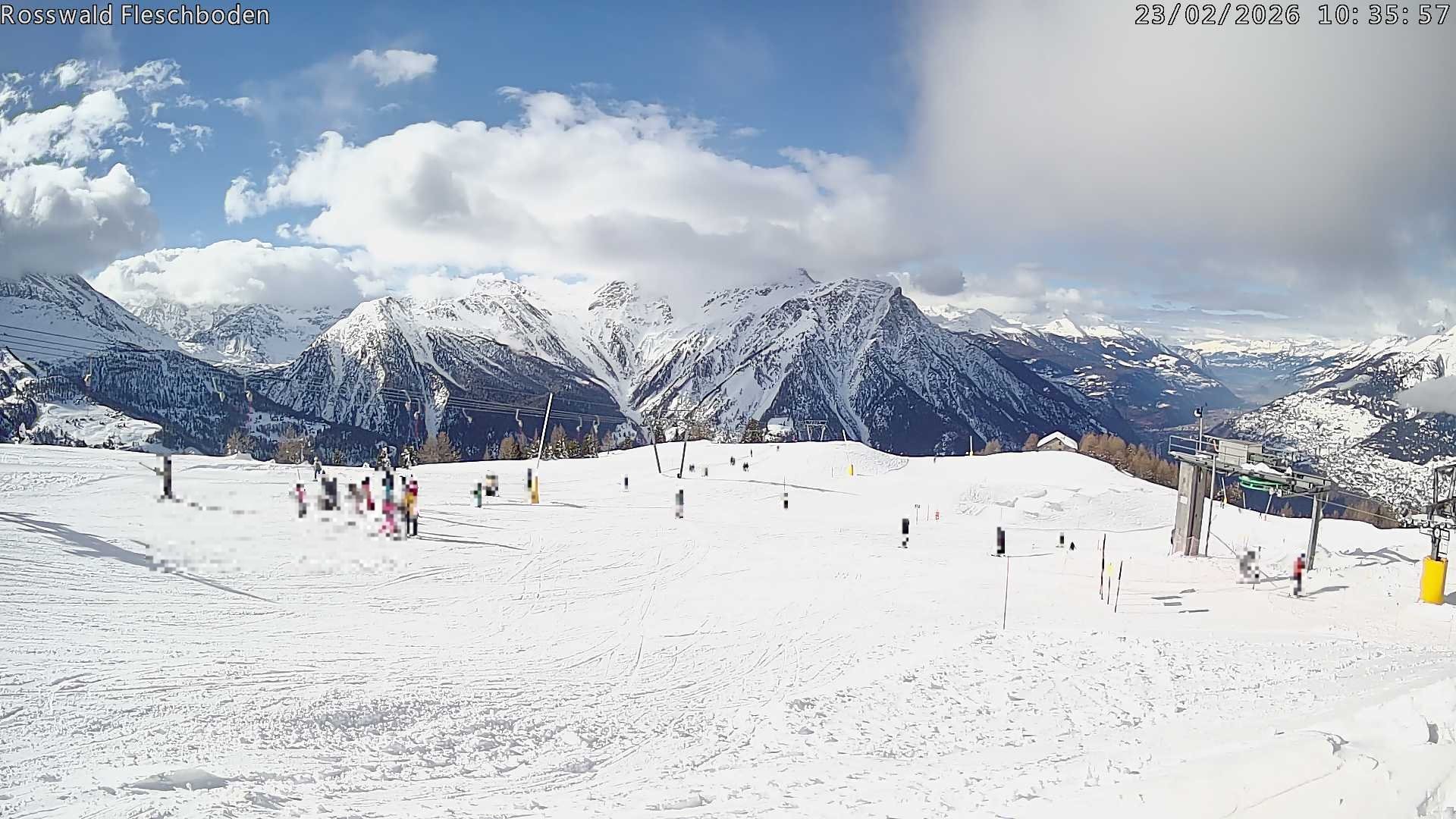 Archiv Foto Webcam Rosswald - Fleschboden