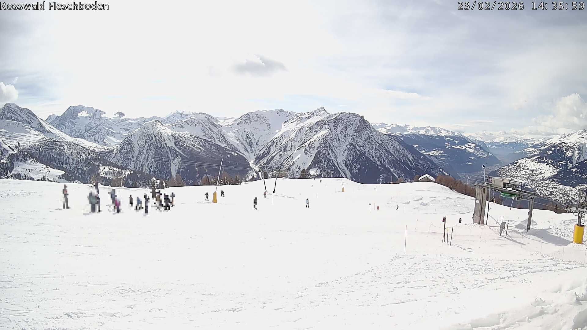 Archiv Foto Webcam Rosswald - Fleschboden