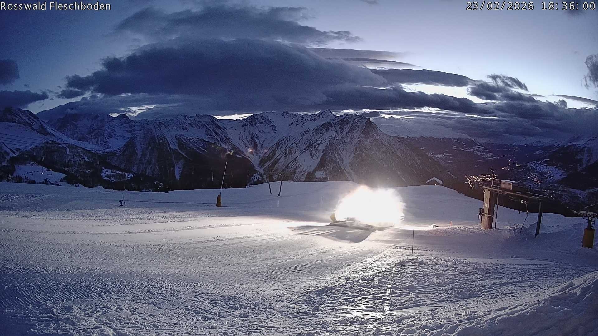 Archiv Foto Webcam Rosswald - Fleschboden