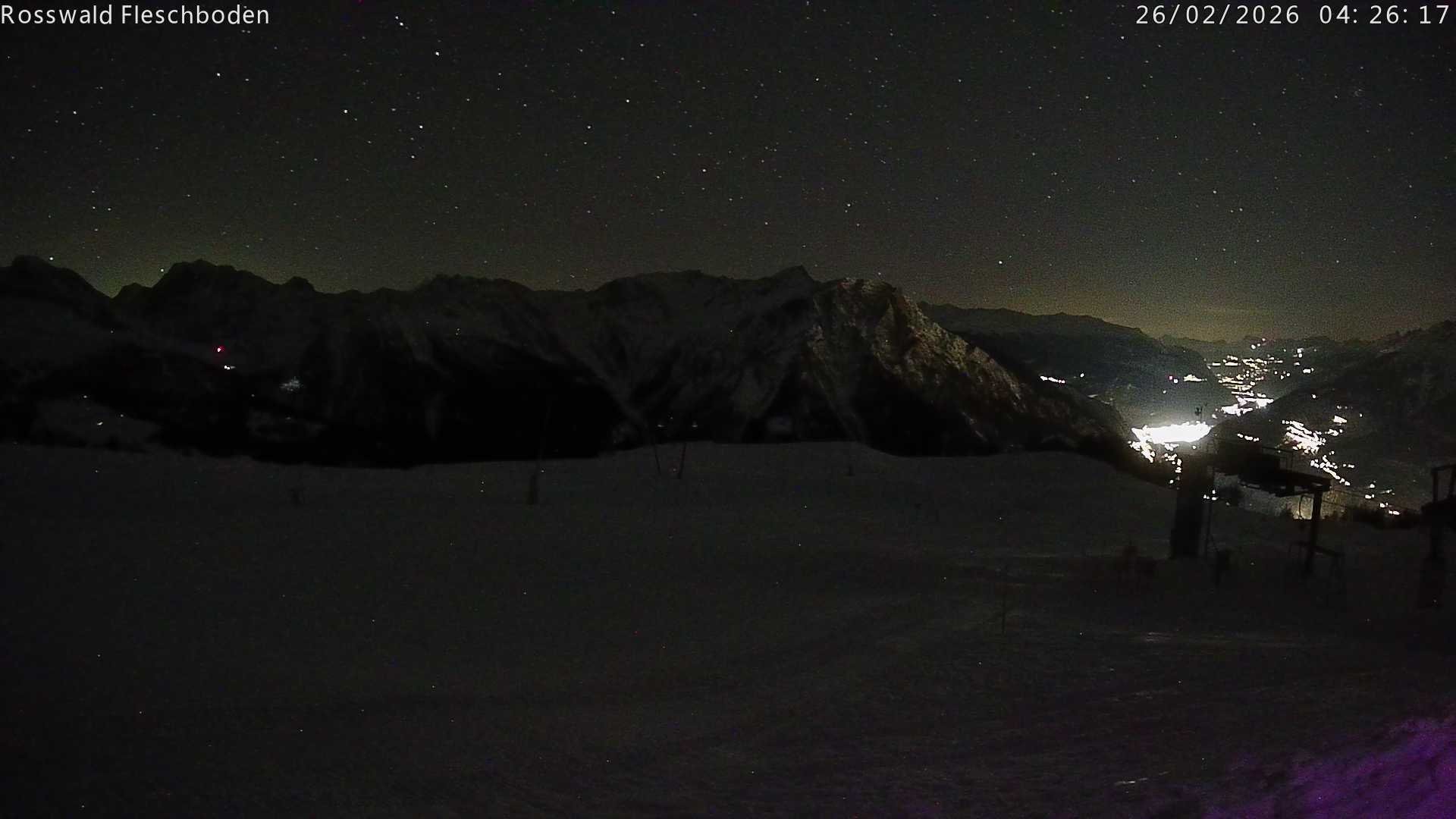 Archived image Webcam Rosswald - Fleschbodu