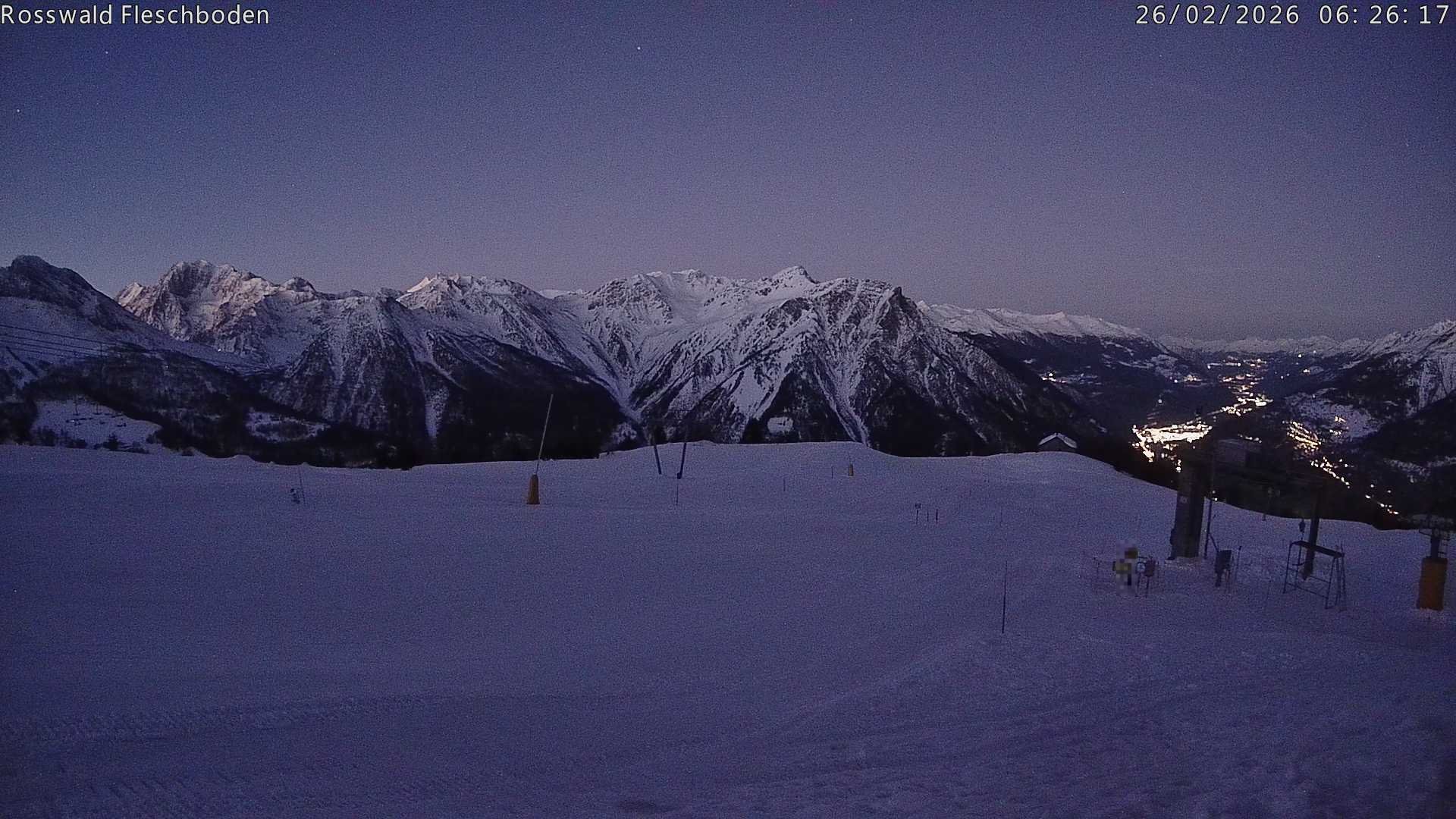 Archived image Webcam Rosswald - Fleschbodu