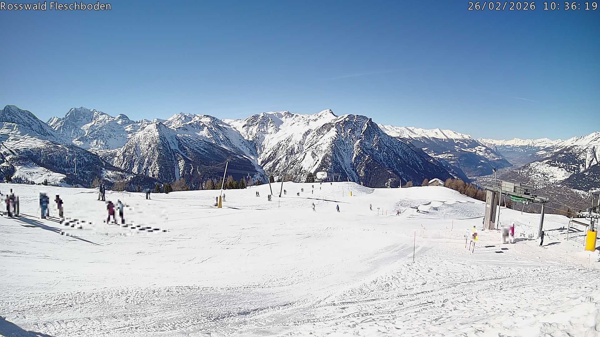 Archived image Webcam Rosswald - Fleschbodu