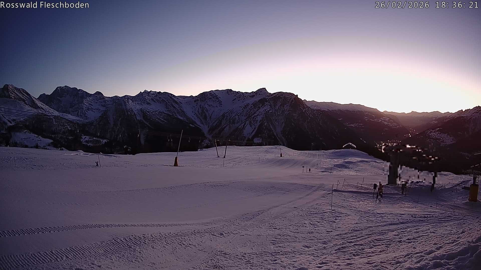 Archived image Webcam Rosswald - Fleschbodu