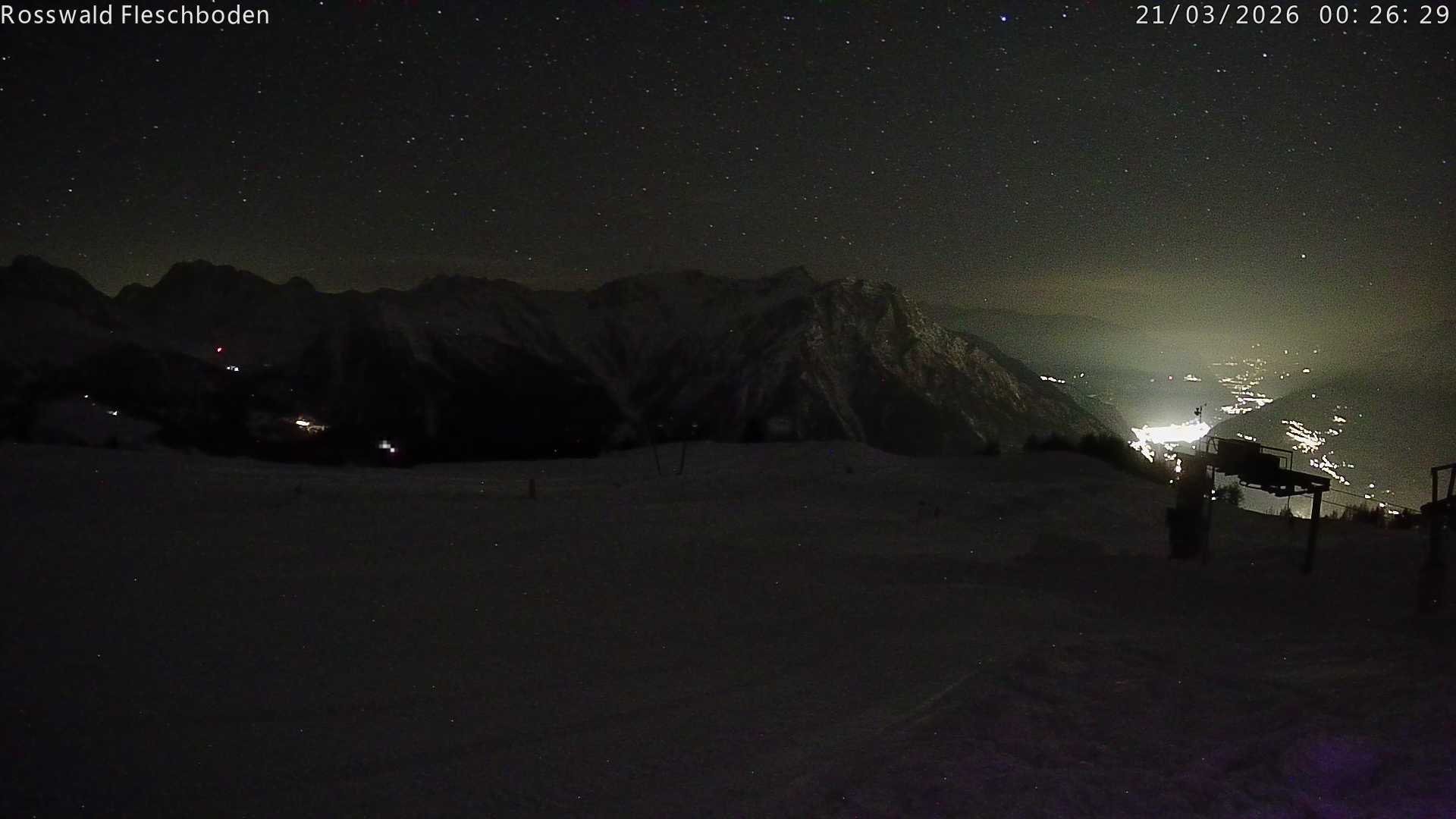 Archiv Foto Webcam Rosswald - Fleschboden