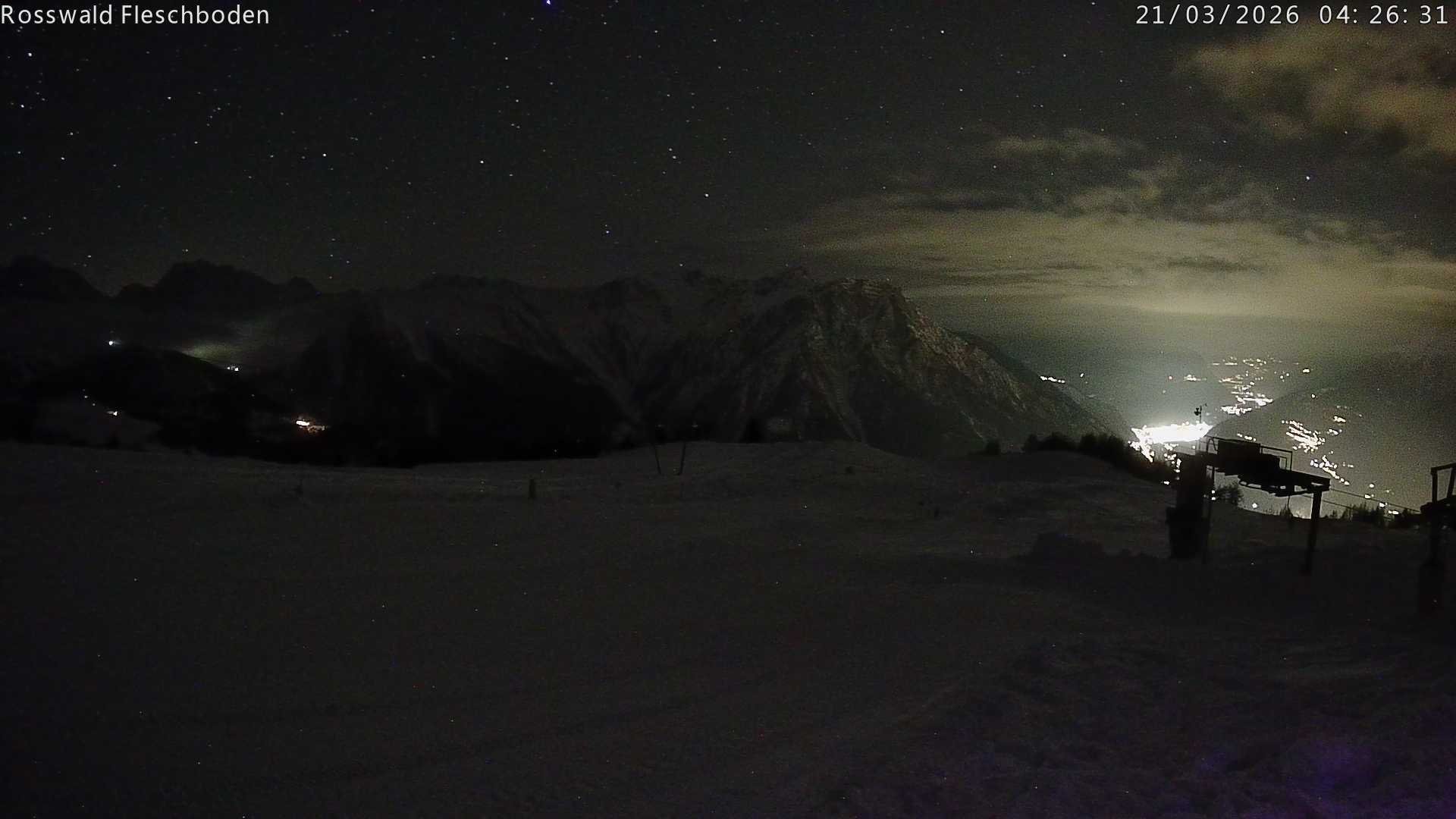 Archiv Foto Webcam Rosswald - Fleschboden
