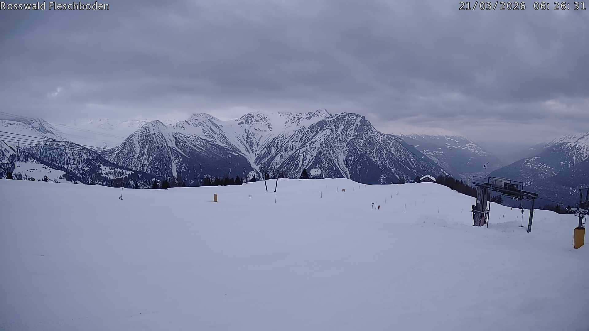 Archiv Foto Webcam Rosswald - Fleschboden