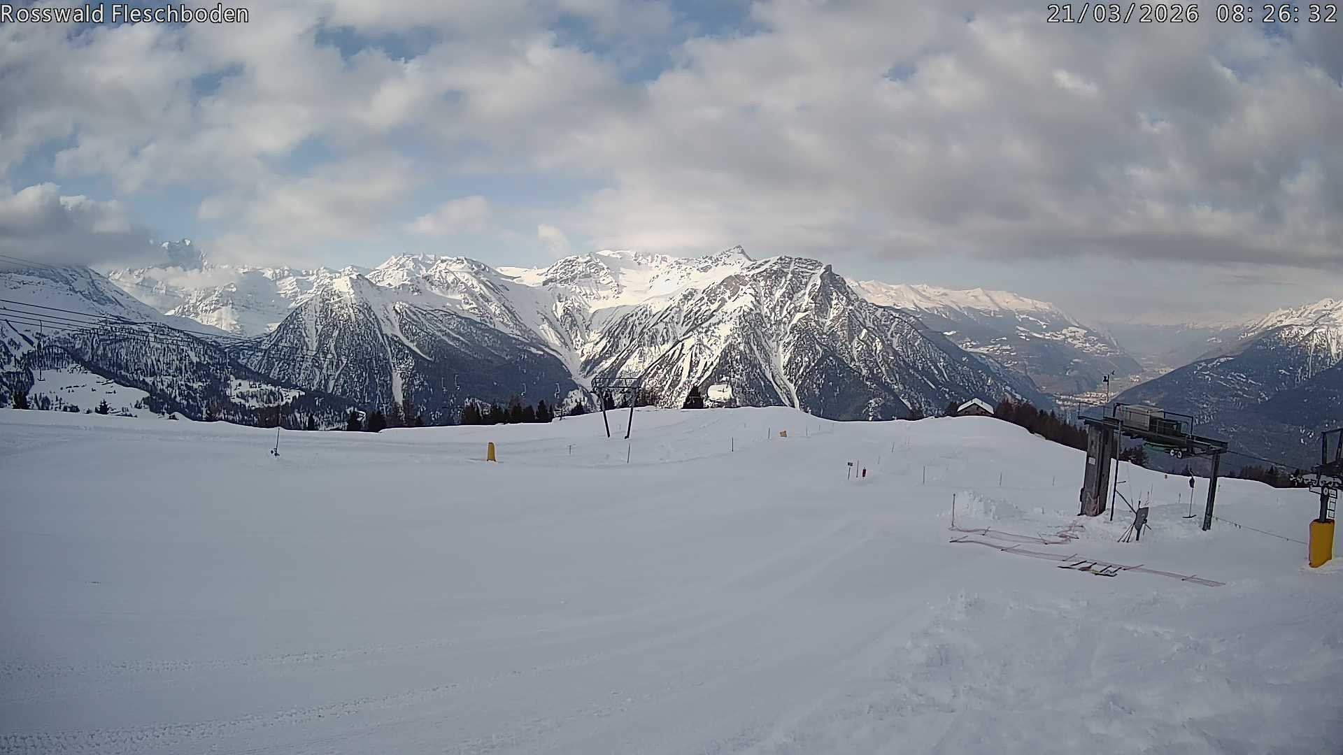 Archiv Foto Webcam Rosswald - Fleschboden