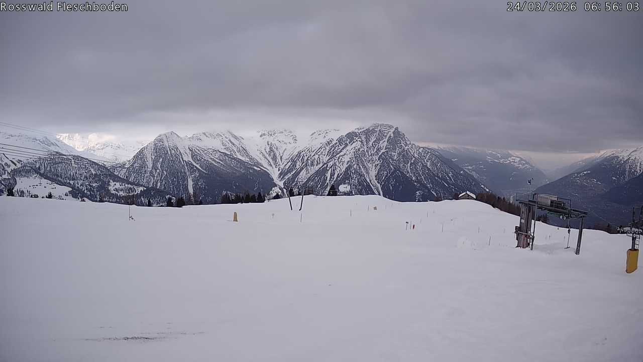 Archiv Foto Webcam Rosswald - Fleschboden
