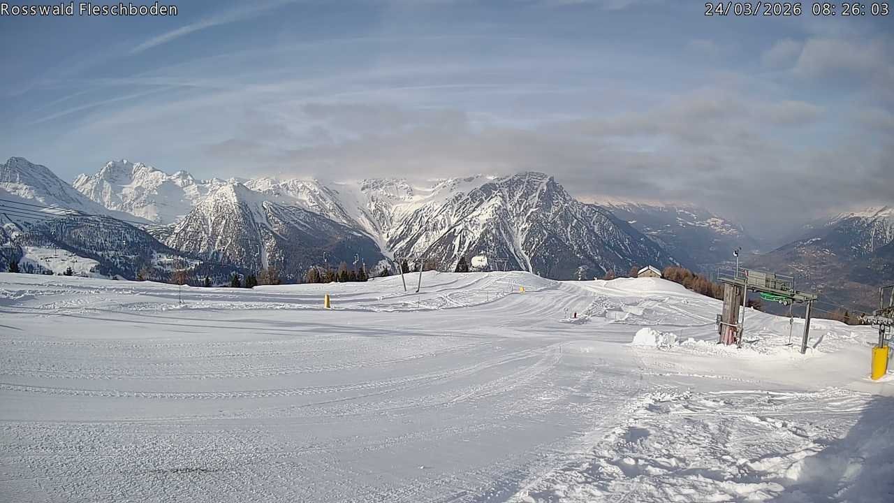 Archiv Foto Webcam Rosswald - Fleschboden