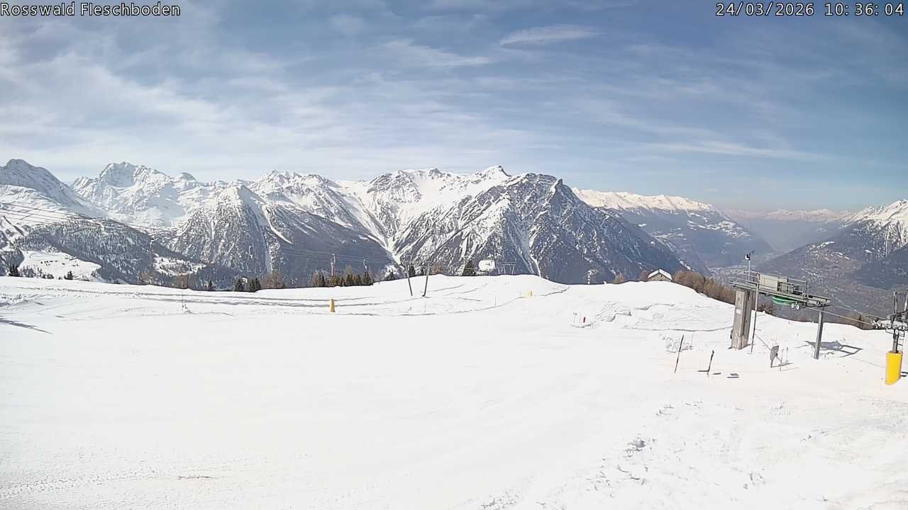 Archiv Foto Webcam Rosswald - Fleschboden