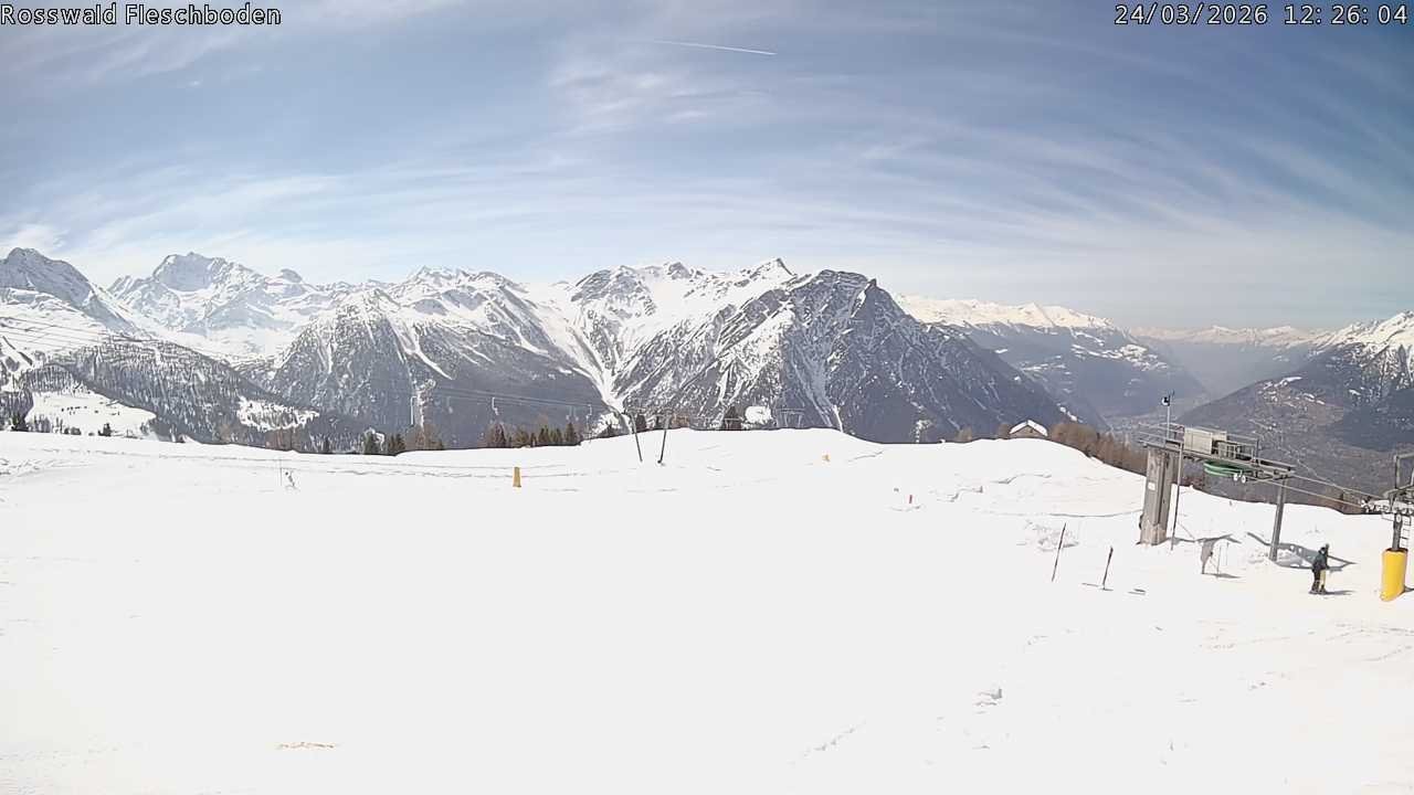 Archiv Foto Webcam Rosswald - Fleschboden