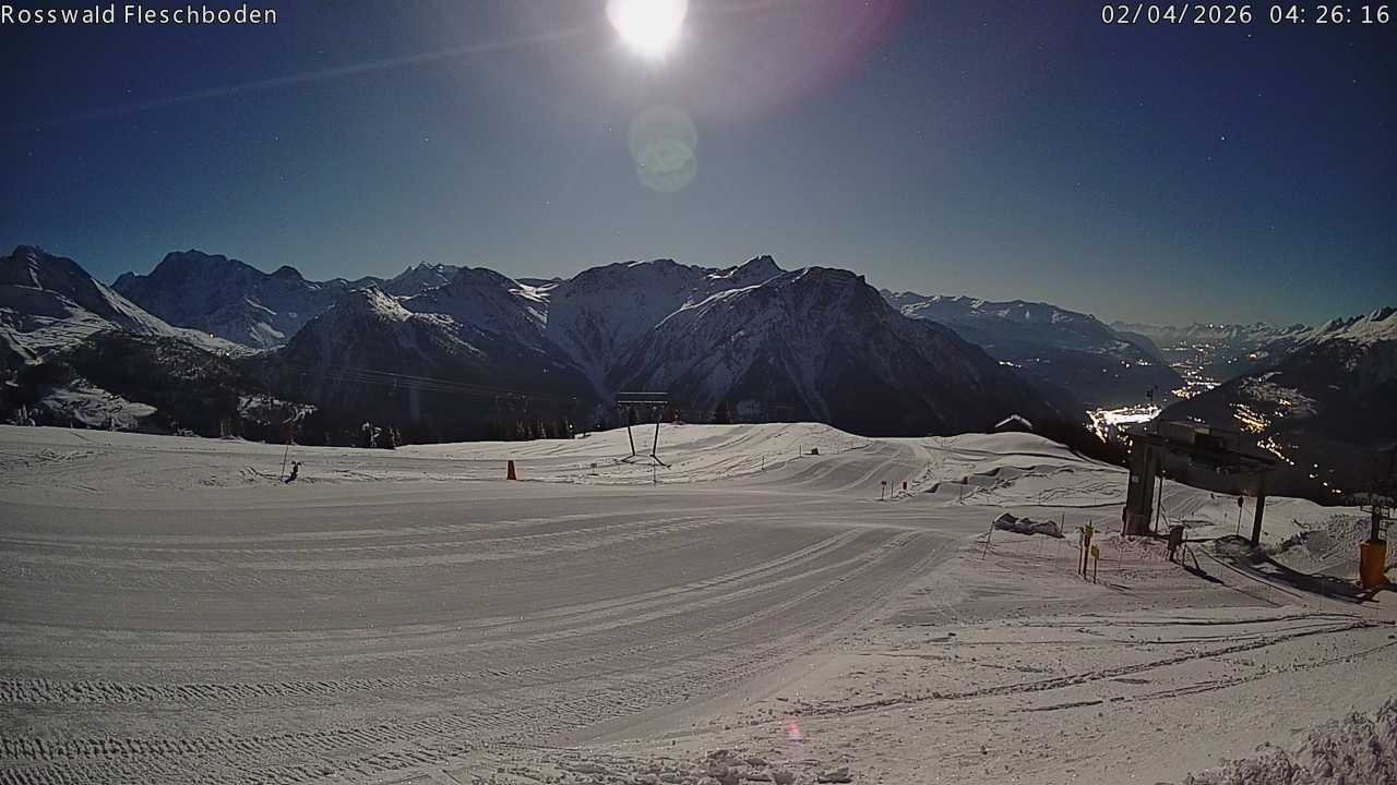 Archiv Foto Webcam Rosswald - Fleschboden