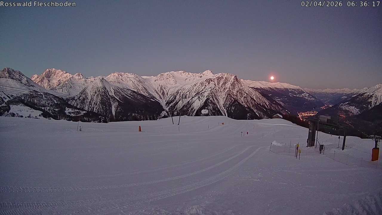 Archiv Foto Webcam Rosswald - Fleschboden