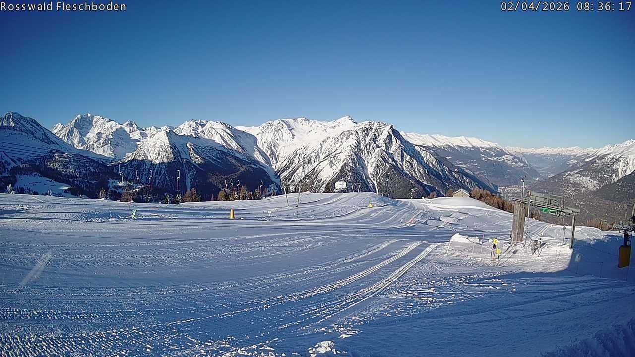 Archiv Foto Webcam Rosswald - Fleschboden