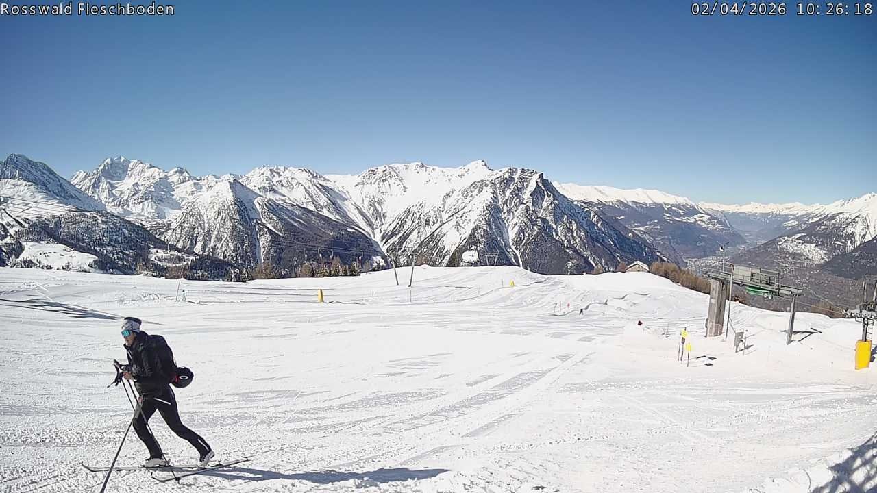 Archiv Foto Webcam Rosswald - Fleschboden