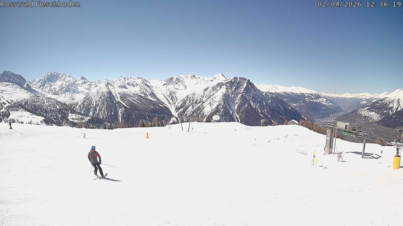 Archiv Foto Webcam Rosswald - Fleschboden