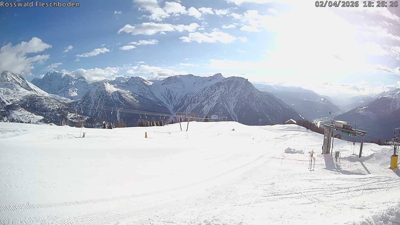 Archiv Foto Webcam Rosswald - Fleschboden