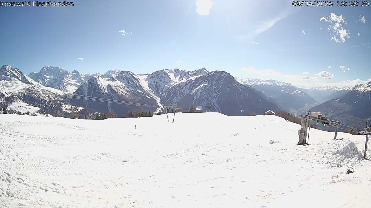 Archived image Webcam Rosswald - Fleschbodu