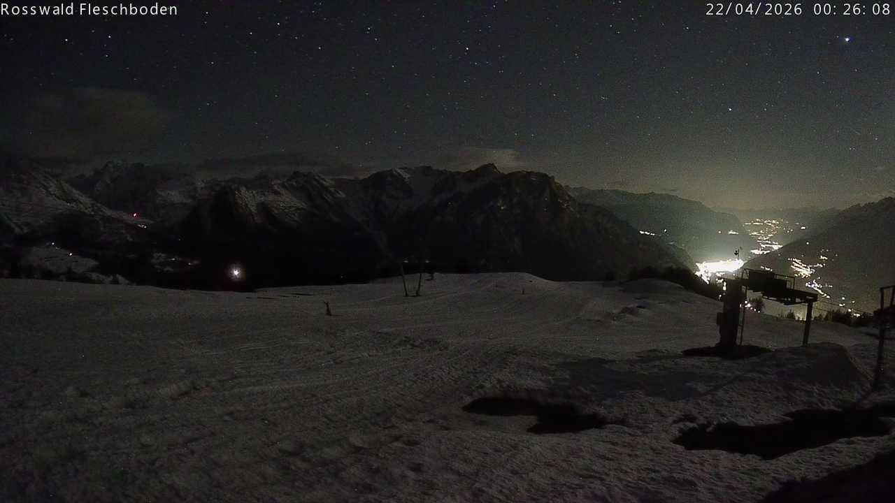 Archiv Foto Webcam Rosswald - Fleschboden