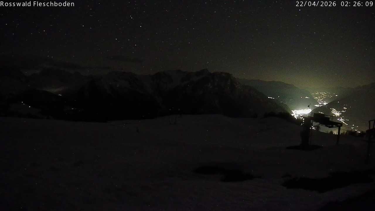 Archiv Foto Webcam Rosswald - Fleschboden