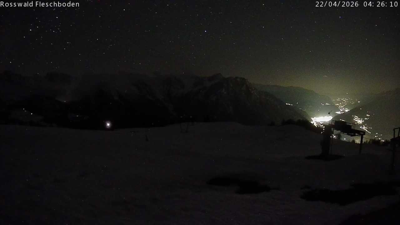 Archiv Foto Webcam Rosswald - Fleschboden