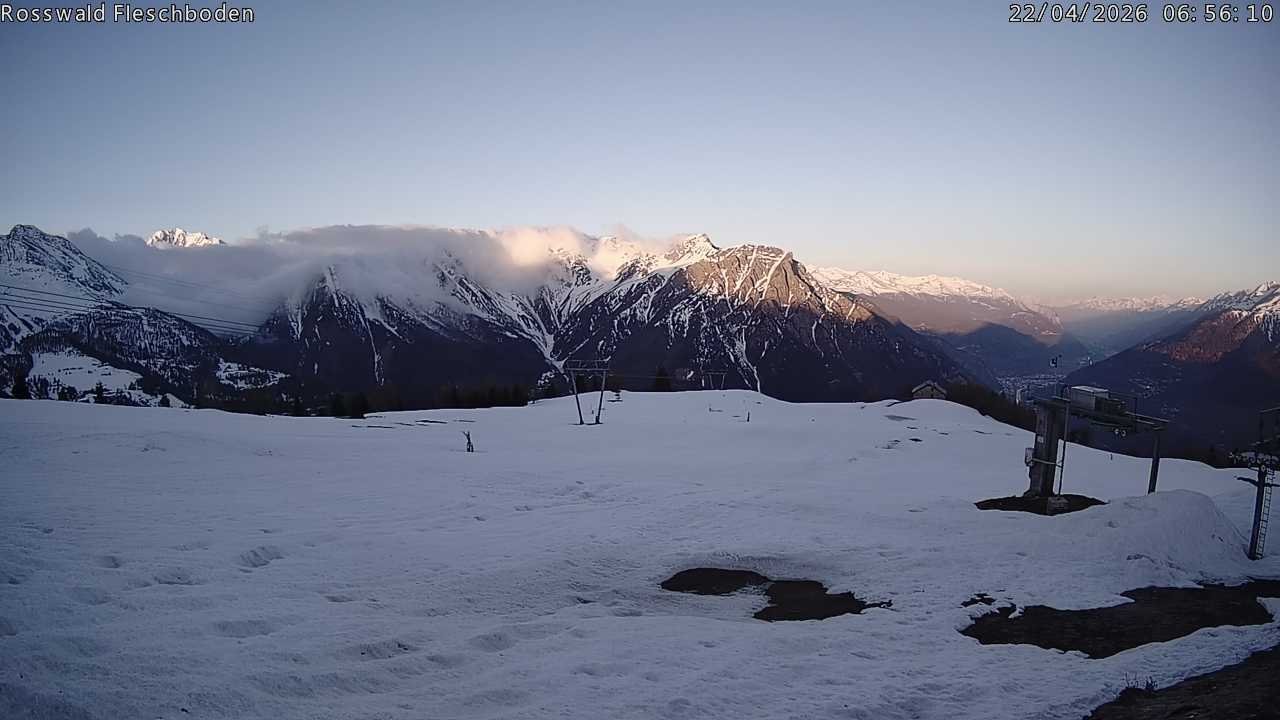 Archiv Foto Webcam Rosswald - Fleschboden