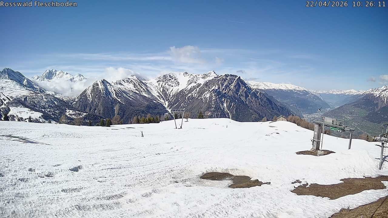 Archiv Foto Webcam Rosswald - Fleschboden