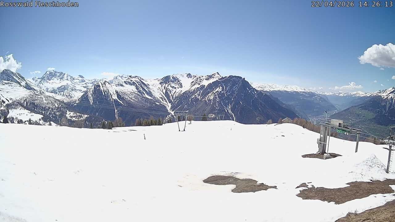 Archiv Foto Webcam Rosswald - Fleschboden