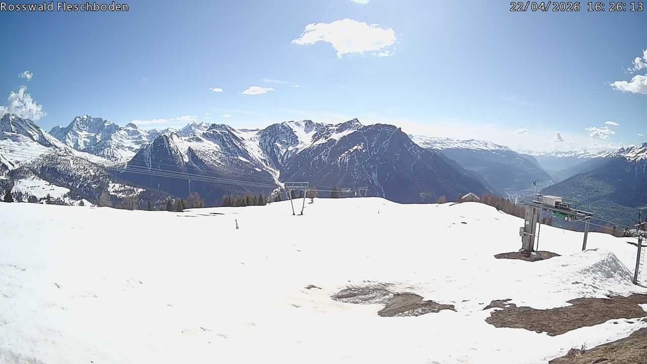 Archiv Foto Webcam Rosswald - Fleschboden