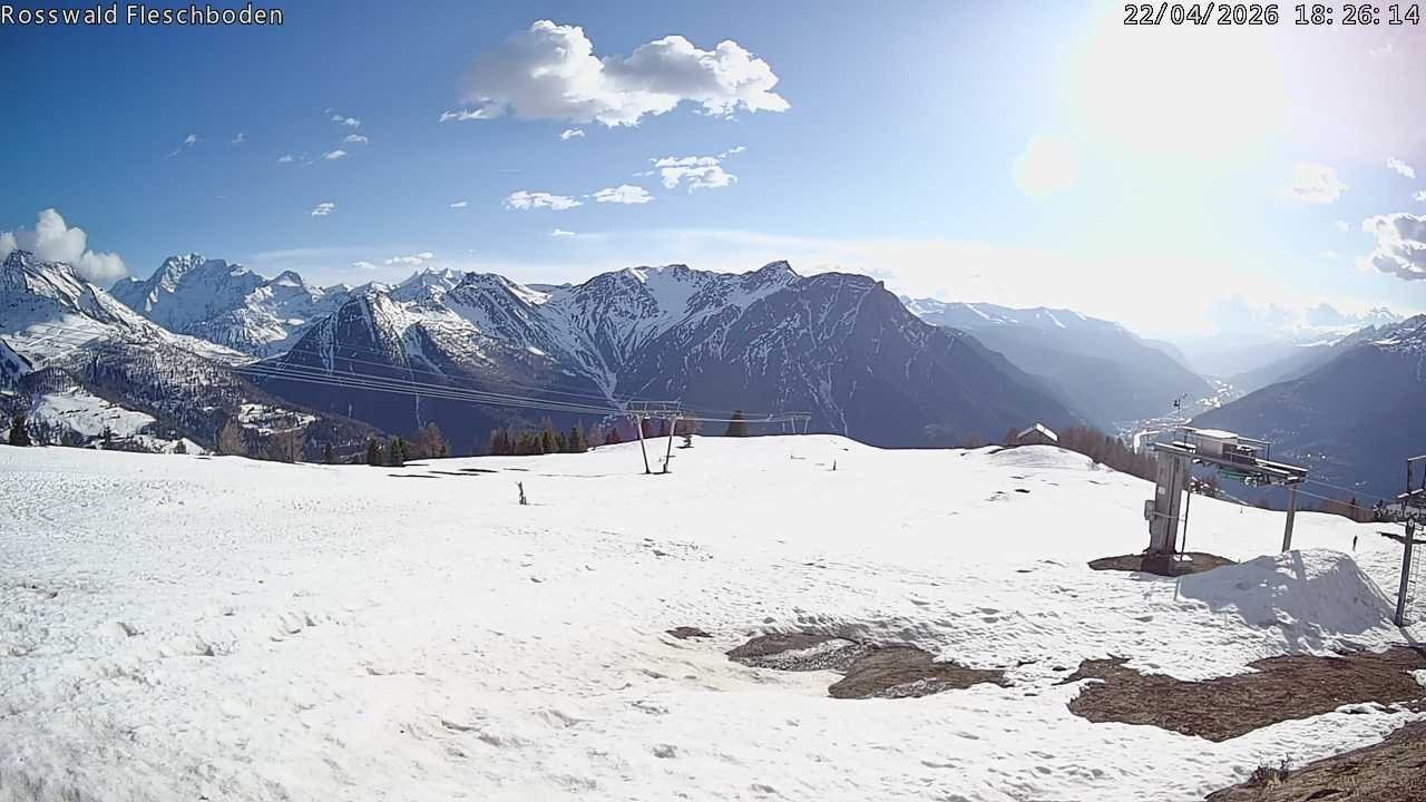Archiv Foto Webcam Rosswald - Fleschboden