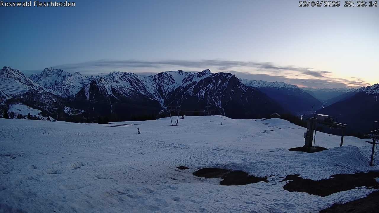 Archiv Foto Webcam Rosswald - Fleschboden