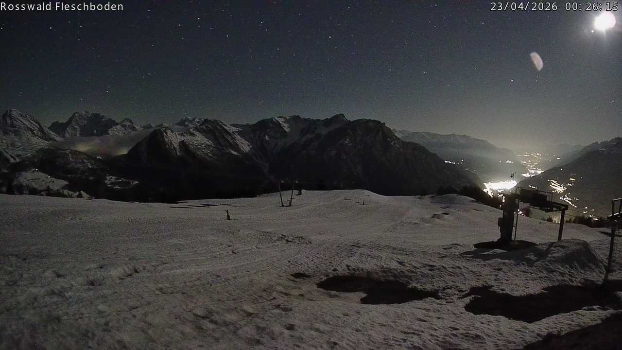 Archiv Foto Webcam Rosswald - Fleschboden
