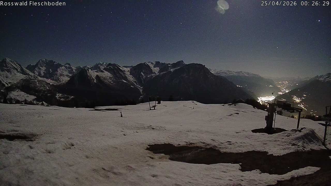 Archived image Webcam Rosswald - Fleschbodu