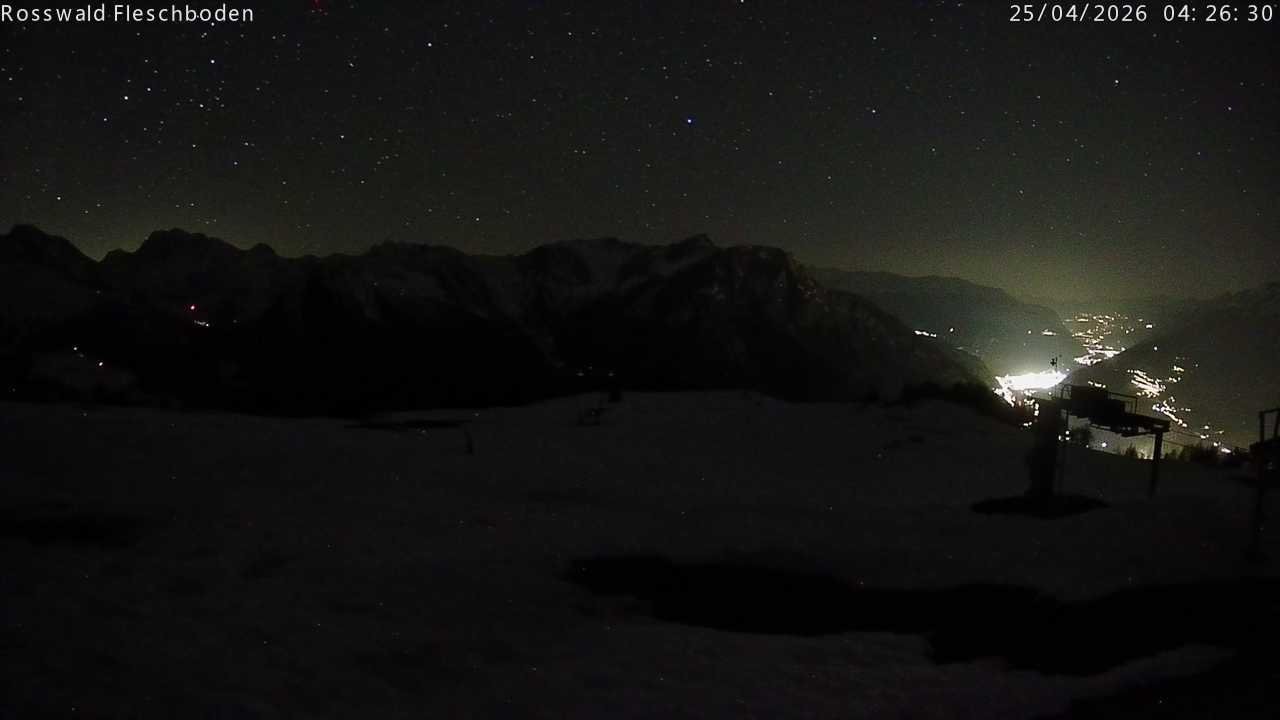 Archived image Webcam Rosswald - Fleschbodu