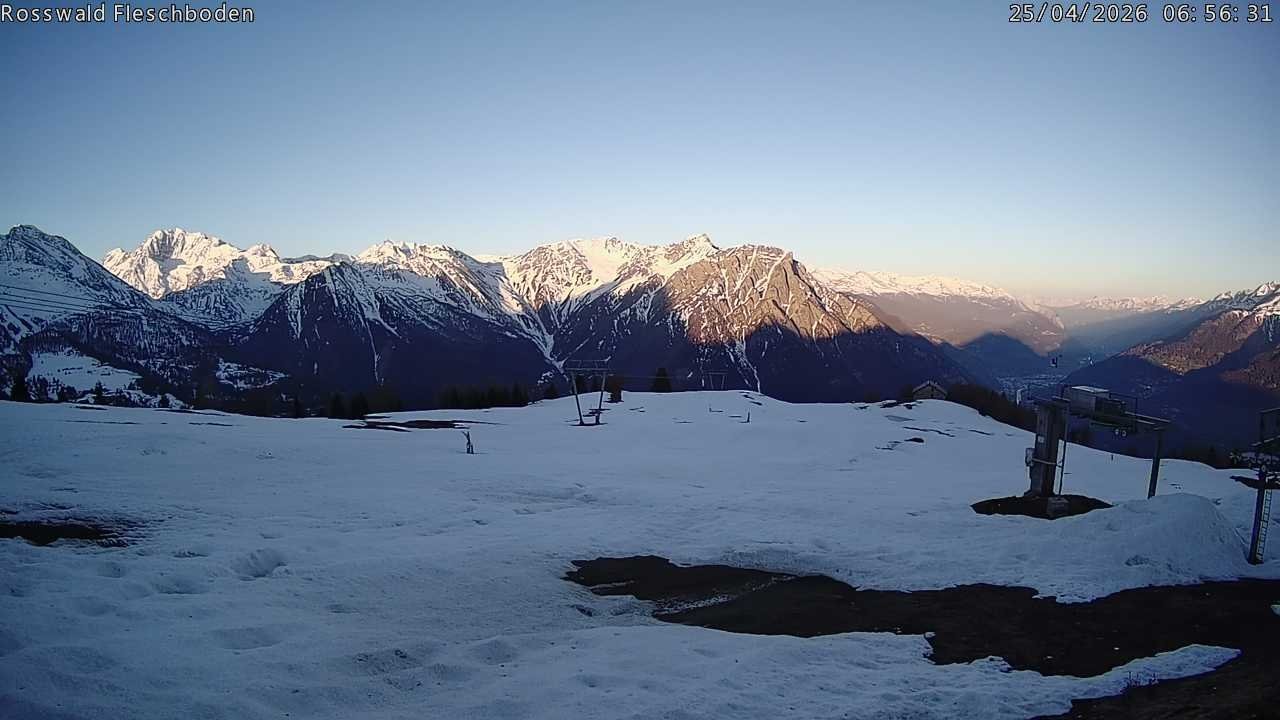 Archived image Webcam Rosswald - Fleschbodu