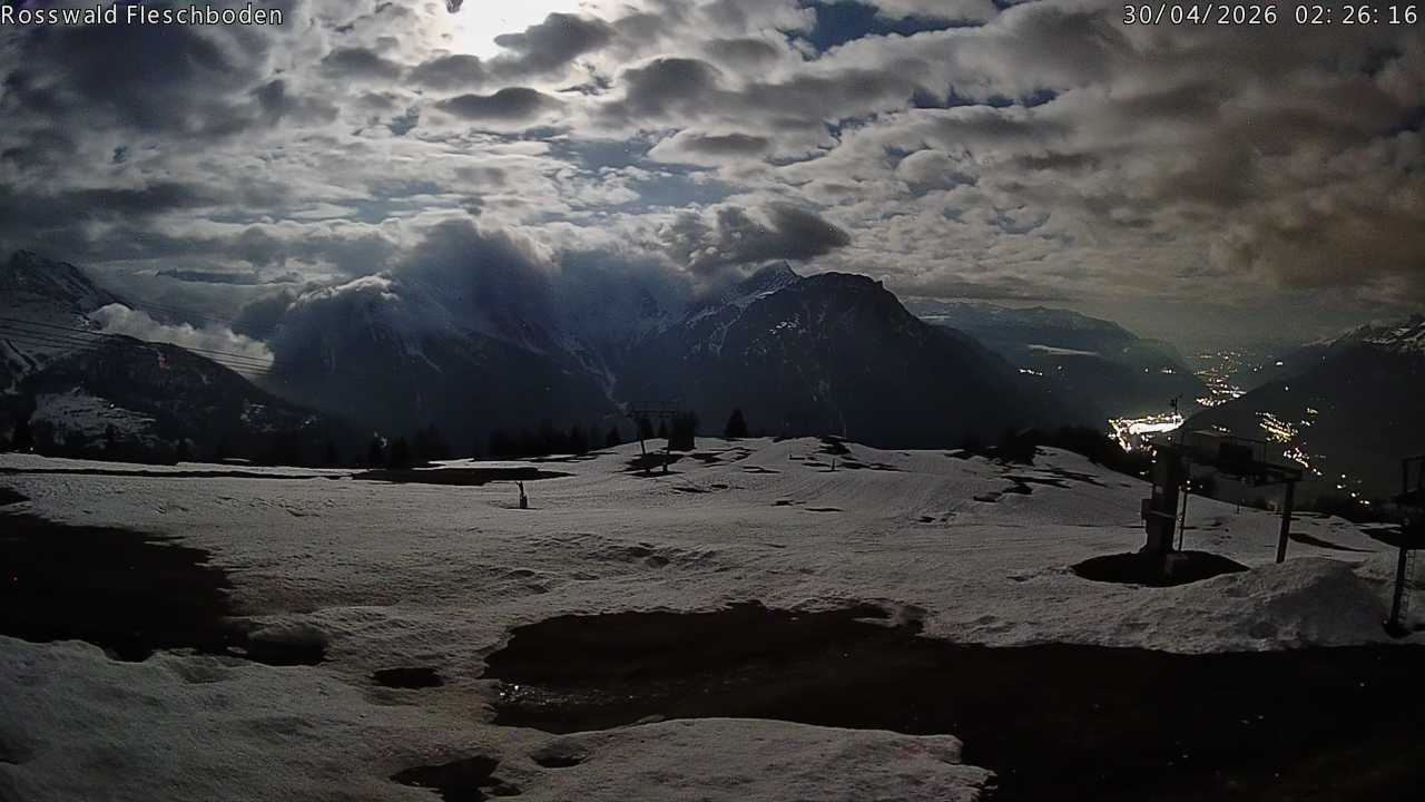 Archiv Foto Webcam Rosswald - Fleschboden