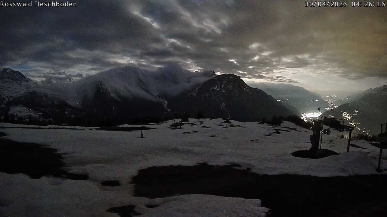 Archiv Foto Webcam Rosswald - Fleschboden
