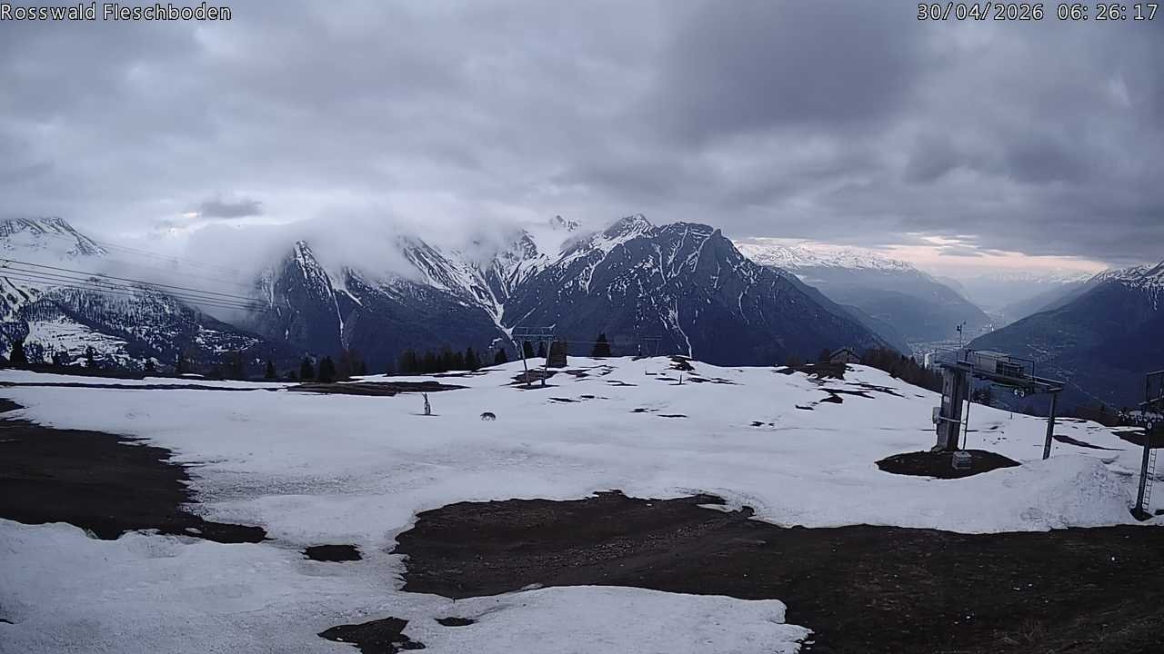 Archiv Foto Webcam Rosswald - Fleschboden